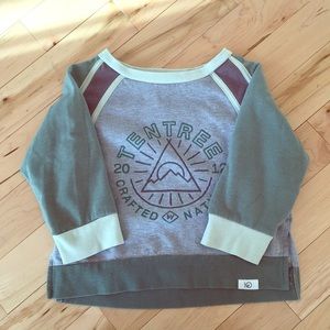 Tentree cropped crew neck